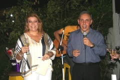 Dr. Ronald Fonseca e Dra. Adelaide Pita recepcionam os convidados