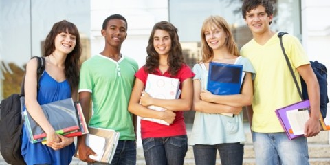 http://www.dreamstime.com/stock-photography-teenage-students-standing-outside-college-building-image14634382