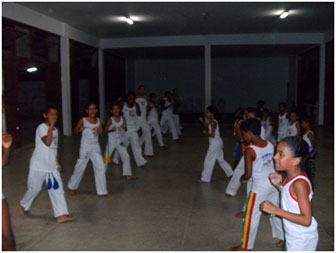 Aulas de capoeira