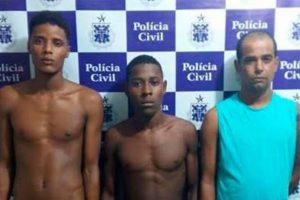 Millas Rocha, Mateus Santos , Anderson Lopes foram presos nesta quinta-feira,16.