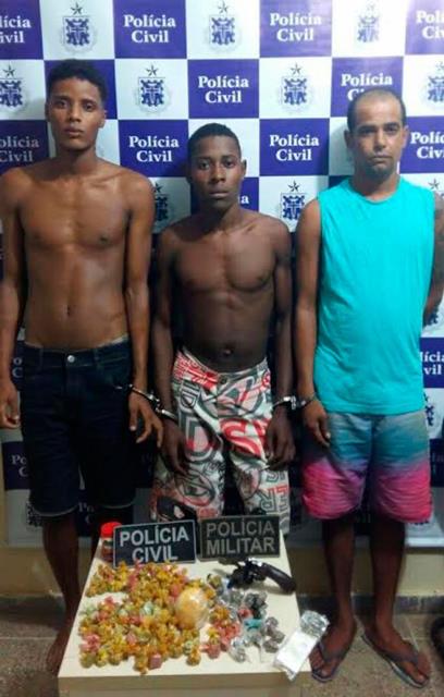 Millas Rocha, Mateus Santos , Anderson Lopes foram presos nesta quinta-feira,16.