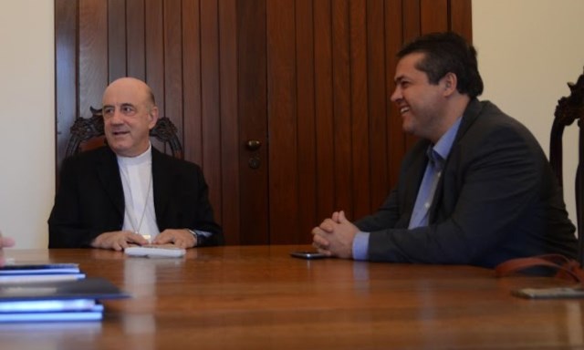Arcebispo de Salvador e Primaz do Brasil, Dom Murilo Krieger e o deputado Alex Piatã