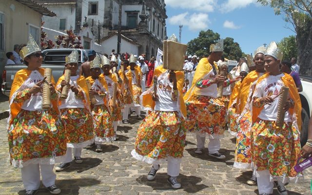 Congos participaram dos festejos em homenagem ao padroeiro