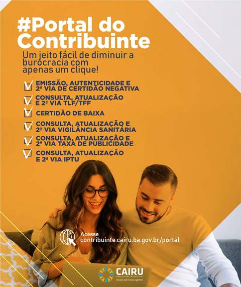 Banner Portal do Contribuinte