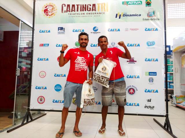 Os atletas Eduardo Sena e Amilton Pereira representaram Valença