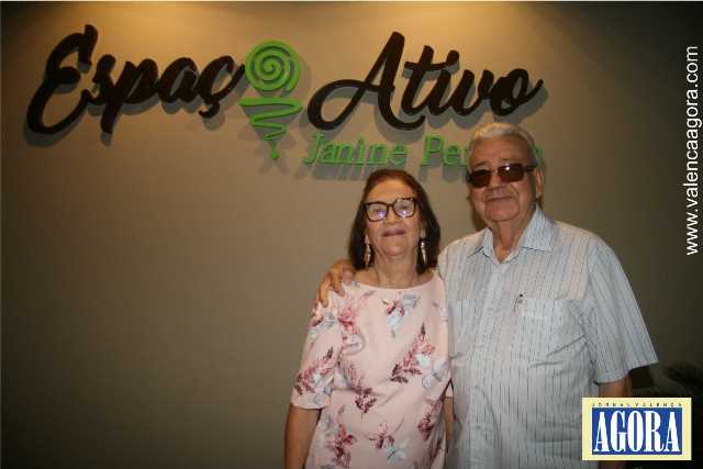 Luís Góes Teles visitou o novo espaço na companhia da esposa