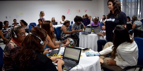 Professores participam de formação sobre ferramentas do Google - Foto Emerson Santos (29)