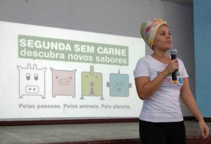 Adriele Carvalho é chef de cozinha da Socieadde Vegetariana Brasileira