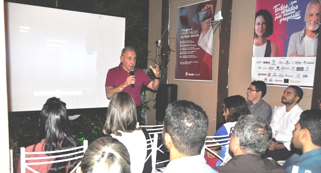 Dr. Ronald Fonseca, diretor executivo da Uniclin Pró-Saúde conduziu lançamento realizado no Samanguaiá