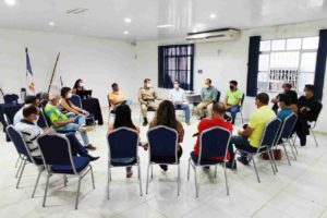 reunião comitê covid 19 em Valença