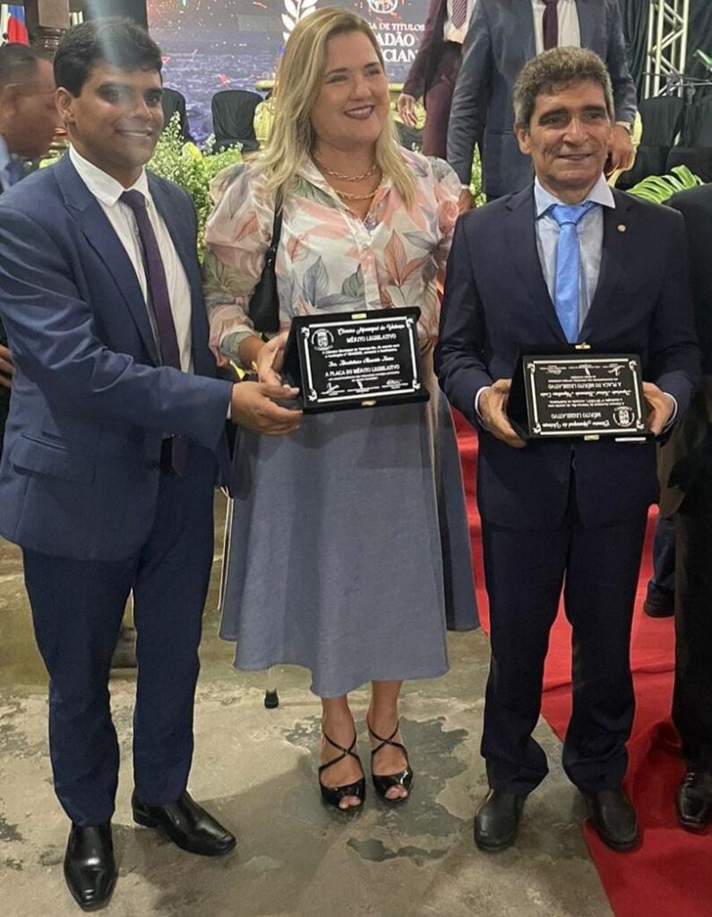 Vereador Ryan Costa, Diana Farias e o Deputado Federal Raimundo Costa