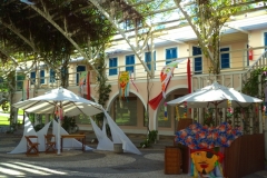 Decoração do Vila Barra Shopping da Ilha